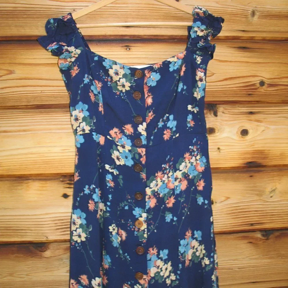 NWOT Revolve  Capulet Blue Floral Dress